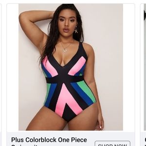 NWT Shein one piece bathing suit size 0x / 12